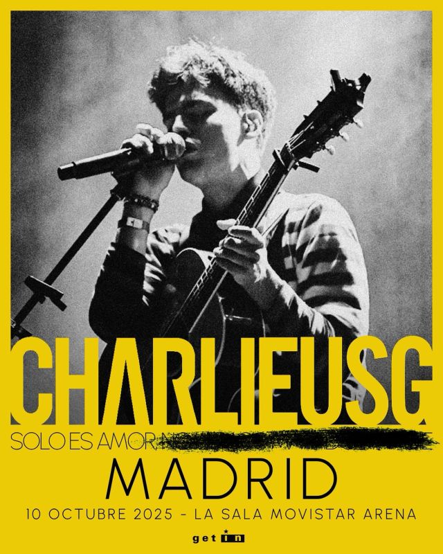 Ya a la venta las entradas para el próximo concierto de @charlieusg en Madrid. 

10 de octubre en @lasala_movarena ¿os lo vais a perder? 🙌🏽
