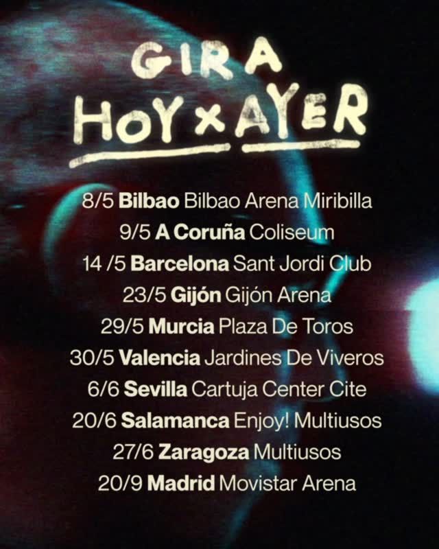 Ya a la venta las entradas de “Hoy x Ayer”, la nueva gira de @ivanferreiro con la que celebra sus 35 años en la música con sus mejores canciones desde Piratas hasta hoy🫡⭐️

Compra ya tu entrada en www.ivanferreiro.es