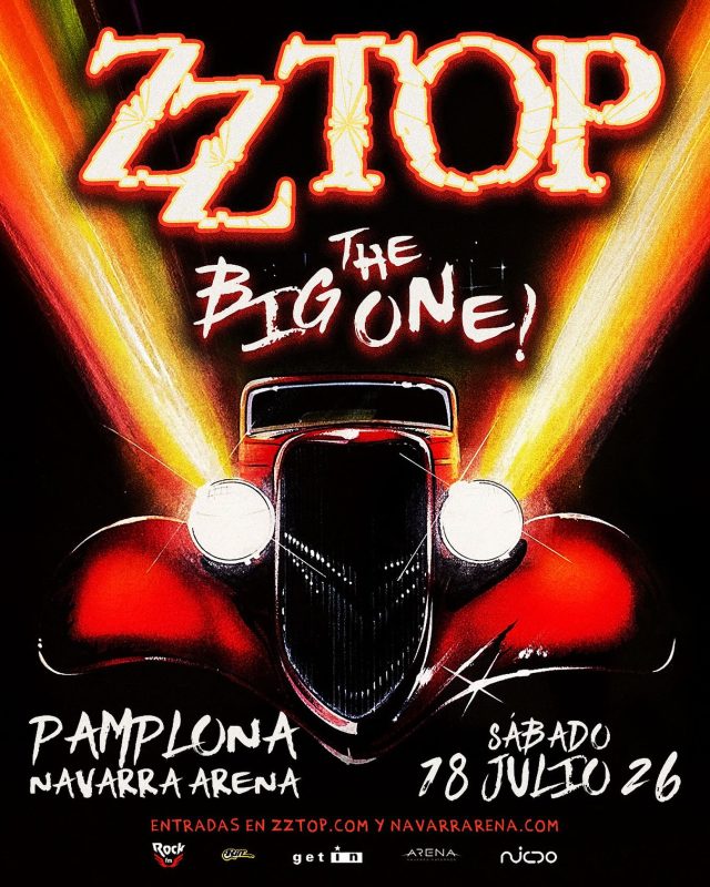 🔥ZZ TOP arrancará en Pamplona la gira española de “THE BIG ONE! TOUR”🔥

Por primera vez en dos años, ZZ Top emprenderá una gira europea en la que la célebre «Little Ol’ Band From Texas» ofrecerá veintitrés conciertos en trece países a lo largo de cinco semanas. Entre ellos, el que tendrá lugar en Navarra Arena de Pamplona el 18 de julio, como comienzo de su gira en España.

🎟️ Las entradas estarán disponibles a partir del miércoles 26 de noviembre a las 11h en 👉🏼zztop.com y navarrarena.com 

@zztop 
@navarrarena 
@riffproducciones