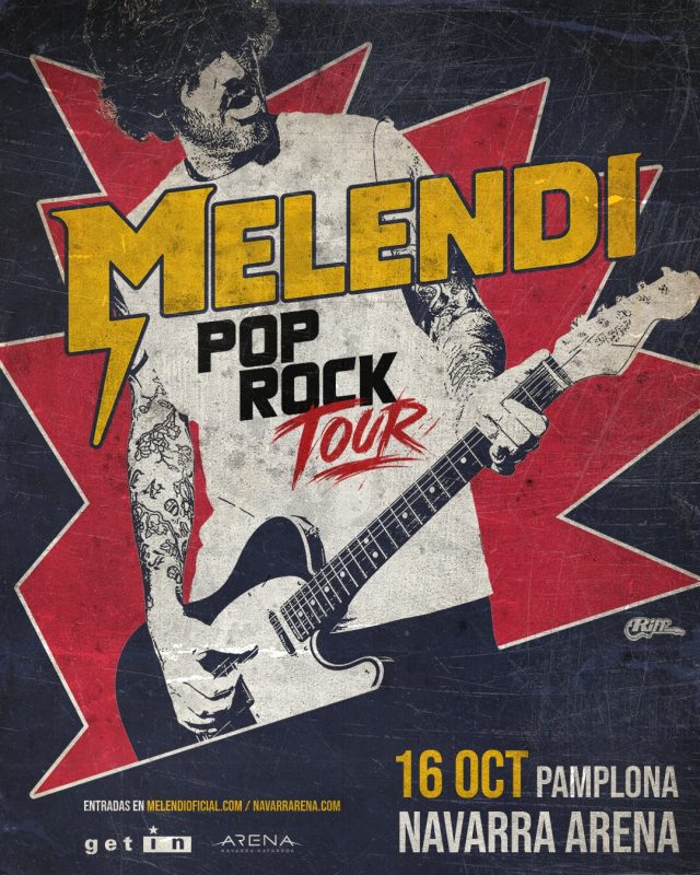 🔥MELENDI ANUNCIA LAS FECHAS DE POP ROCK TOUR E INCLUYE PAMPLONA Y BILBAO EN LA GIRA PRESENTACIÓN DE SU NUEVO ÁLBUM🔥

👉🏼Preventa exclusiva para registrados en melendioficial.com el miércoles 17 de diciembre a partir de las 10h en melendioficial.com

🎟️La venta general se activará el miércoles a partir de las 12h en melendioficial.com

@_melendioficial_ 
@navarrarena 
@bizkaiaarena