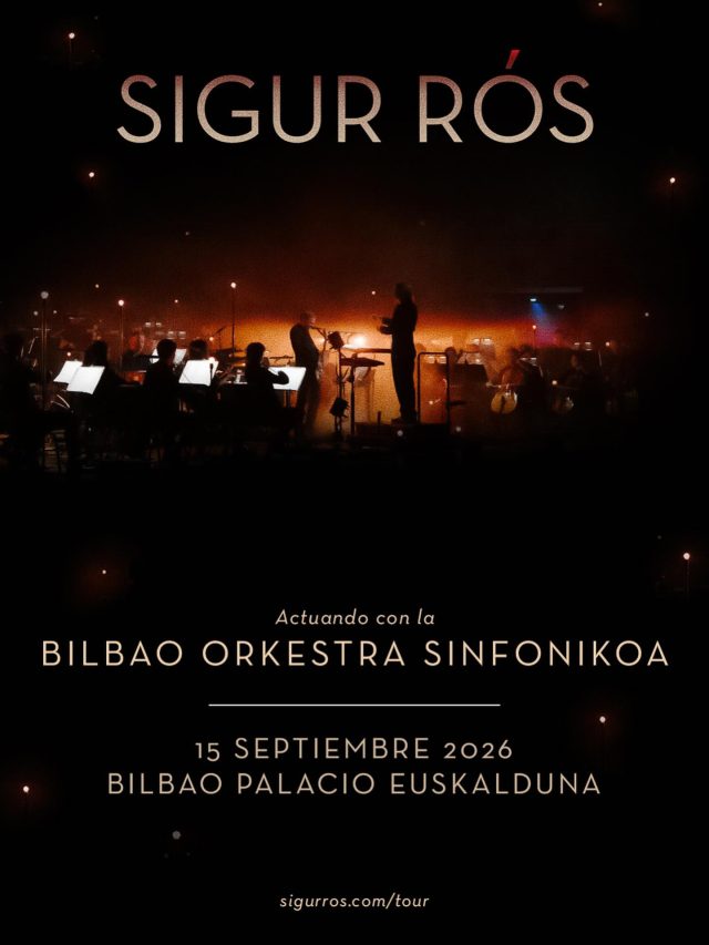 🔥SIGUR RÓS INCLUYE BILBAO EN LAS ÚLTIMAS FECHAS DE SU GIRA MUNDIAL EN COLABORACIÓN CON ORQUESTAS LOCALES🔥

La cita tendrá lugar el 15 de septiembre en el Euskalduna junto a Bilbao Orkestra Sinfonikoa y la Sociedad Coral de Bilbao 🎶

🎟️ENTRADAS A LA VENTA
VIERNES 20 DE MARZO A LAS 10:00H👉🏼
en doctormusic.com y euskalduna.eus

@sigurros 
@euskalduna_eus 
@bilbaorkestra 
@sdadcoraldebilbao