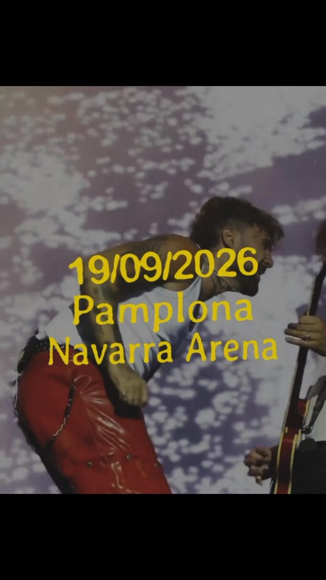 ¡Pamplona, que no se os olvide esta fecha! 🗓️✨

El  19 de septiembre @danifdezmusic estará en el @navarrarena para hacer un repaso de todos sus temazos con “La Insurrección Tour”.

¿Se te ocurre mejor manera de arrancar el curso? 

¡Dile a los demás que te han invitado a bailar y no te lo pierdas!

Consigue tu 🎟️entrada en 👉 danifernandezoficial.es